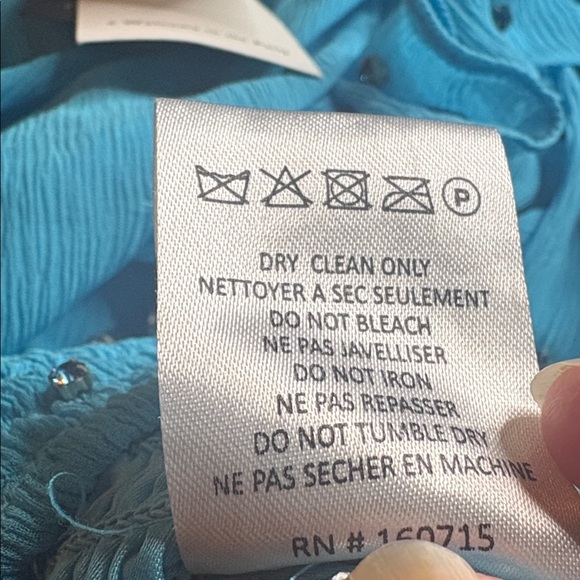 NWT Retrofête- The Lennon Dress in Color Blue Atoll. Size M - Picture 12 of 12